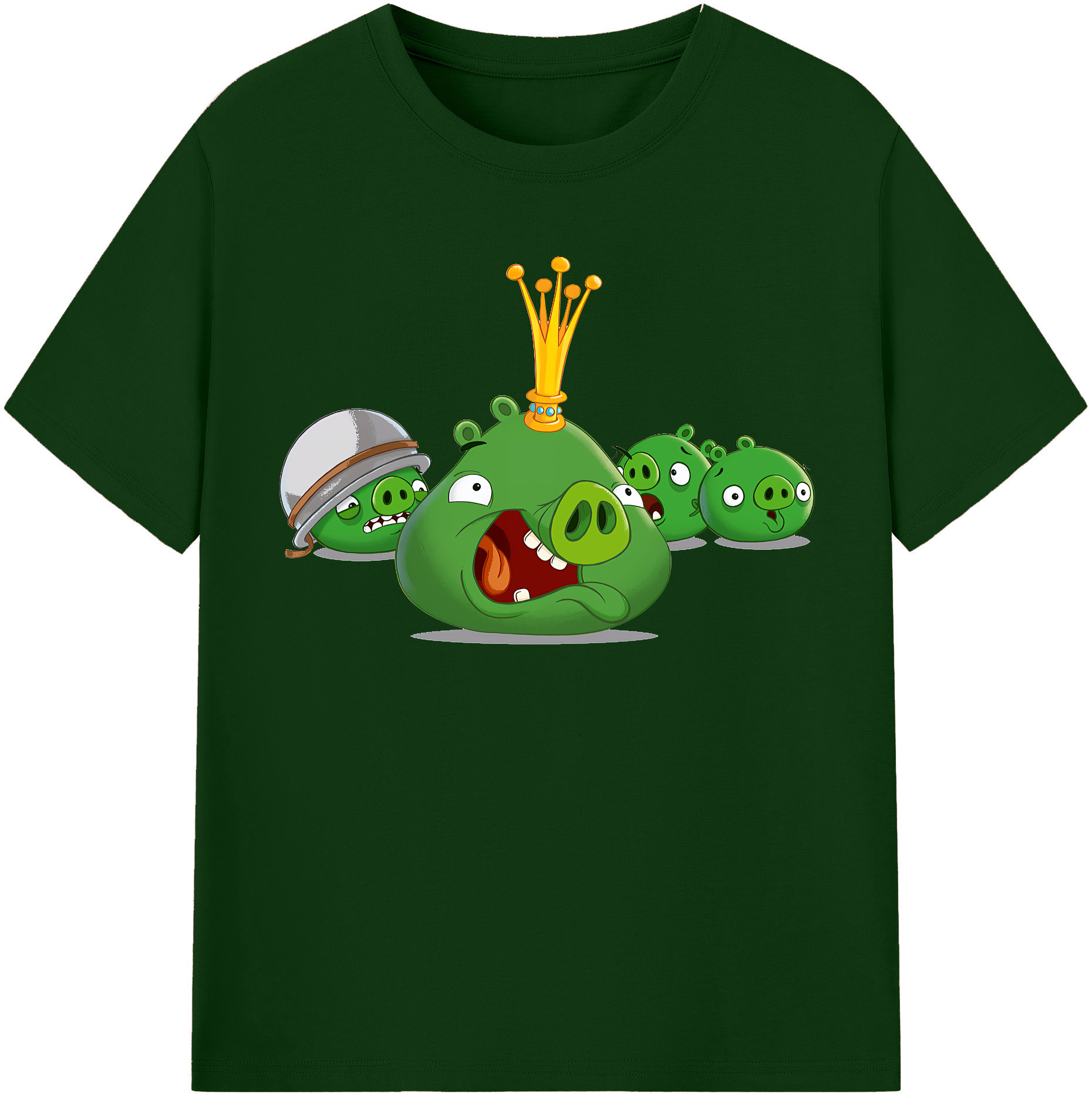 （画像用） Angry Birds アングリーバード 綿100％半袖Tシャツ（フロントプリント）